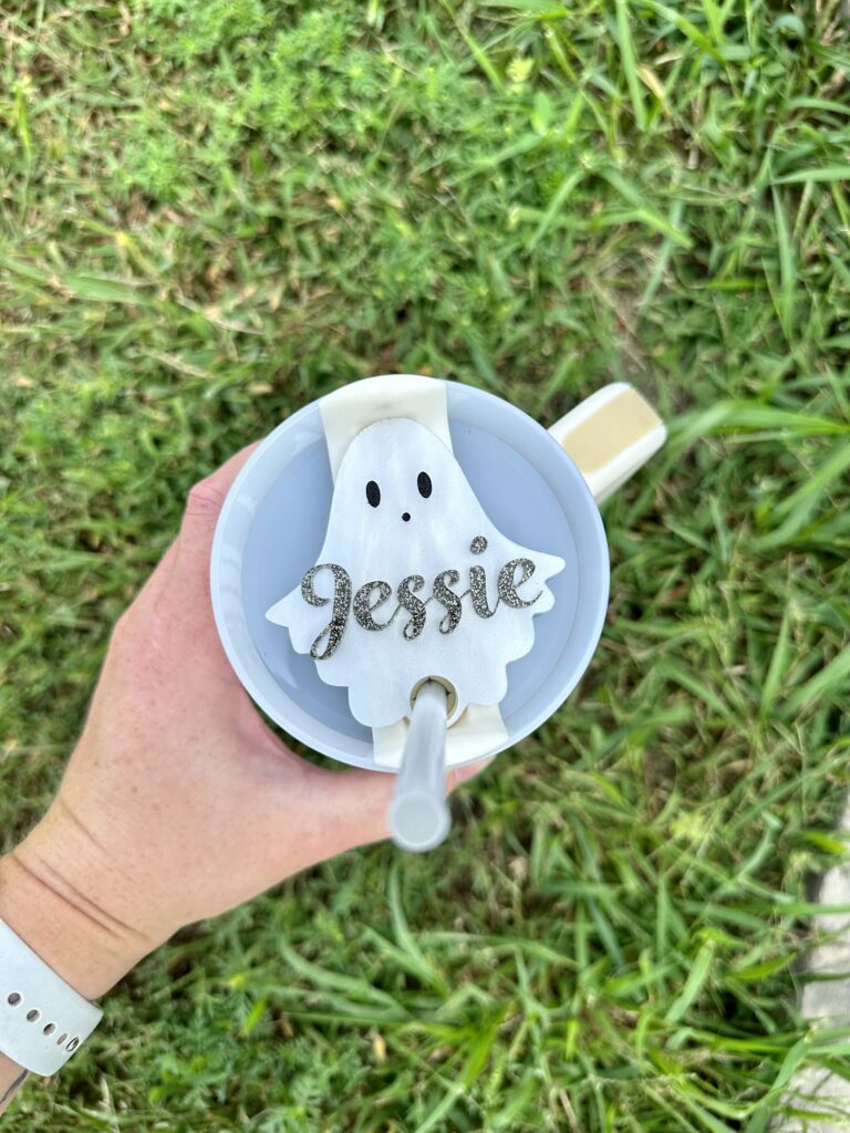 Acrylic Ghost Stanley Tag